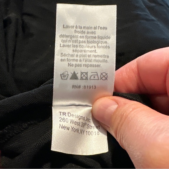 Plenty by Tracy Reese Faux Wrap Dress Size P 3/4 Sleeve Elastic Waist - Picture 6 of 6